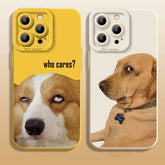 Cute Corgi Puppy Silicone Case for iPhone Series